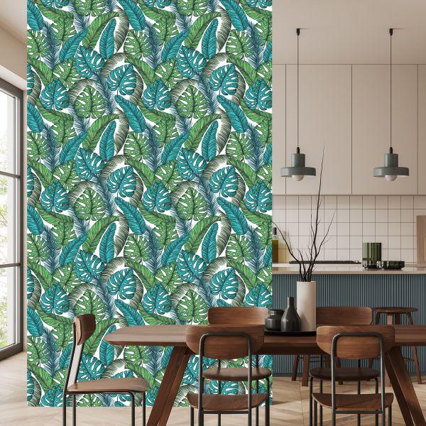 Behang Monstera Jungle Bladeren - Afbeelding 4