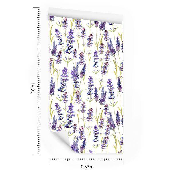 Behang Lavendel - Afbeelding 8