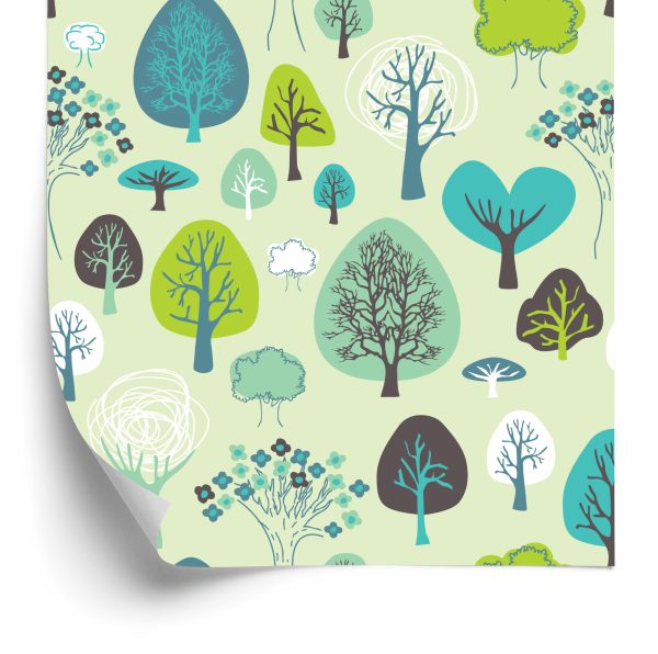 Behang Groene Planten Boom Kinderkamer