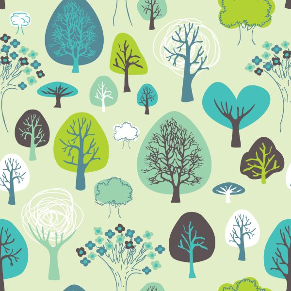 Behang Groene Planten Boom Kinderkamer - Afbeelding 2