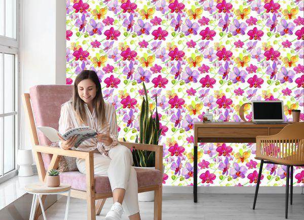 Behang Orchideeën, Natuur, Bloemen - Afbeelding 7