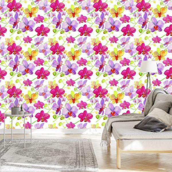 Behang Orchideeën, Natuur, Bloemen - Afbeelding 3