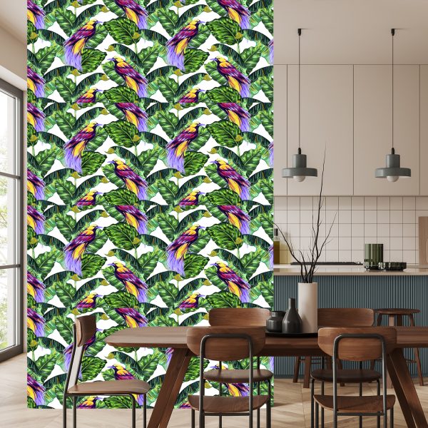 Behang Kleurrijke Vogels - Afbeelding 4