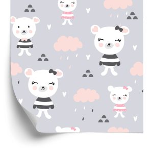 Behang Harten Teddyberen