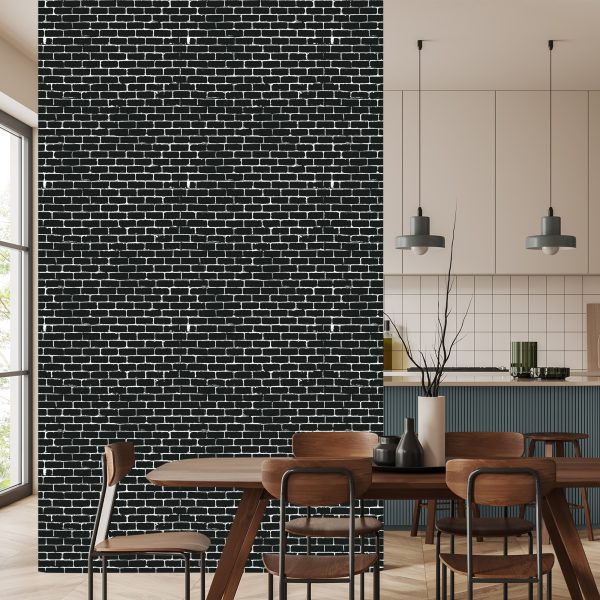 Behang Naar Het Modieuze Moderne Bakstenen Kantoor - Afbeelding 4