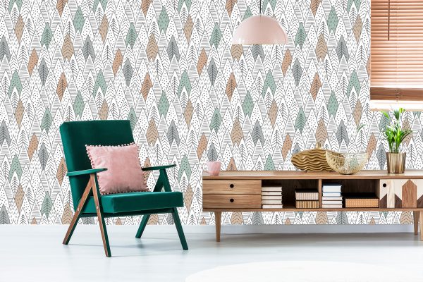 Behang Natuur Bos Bomen Voor Een Kinderkamer - Afbeelding 6
