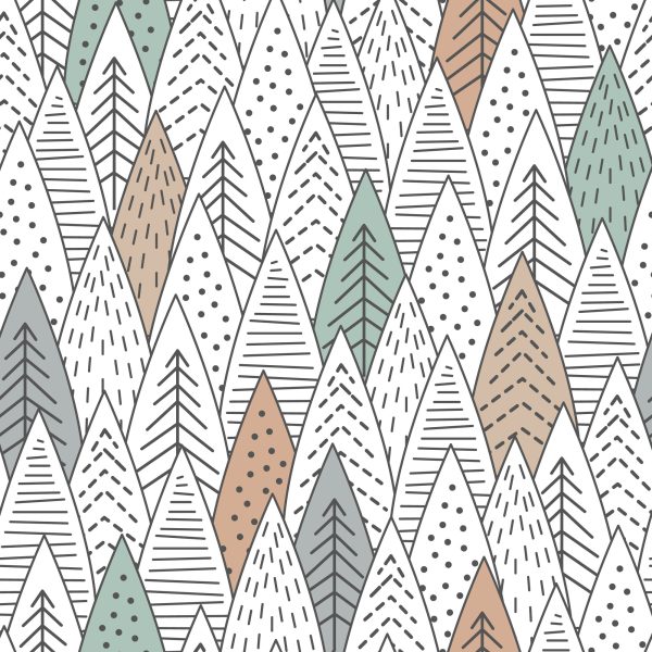 Behang Natuur Bos Bomen Voor Een Kinderkamer - Afbeelding 2