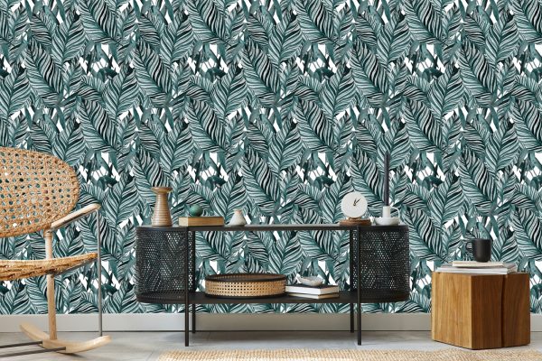 Behang Exotische Bladeren - Afbeelding 5