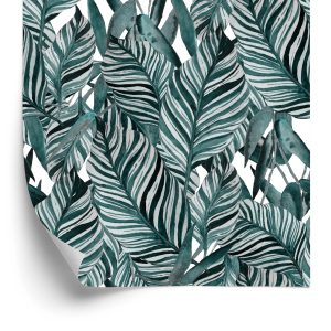 Behang Exotische Bladeren