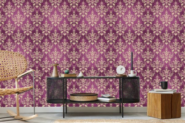Behang Prachtige Damascus Ornamenten - Afbeelding 5