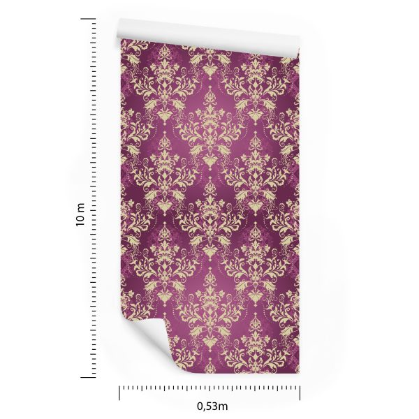 Behang Prachtige Damascus Ornamenten - Afbeelding 8