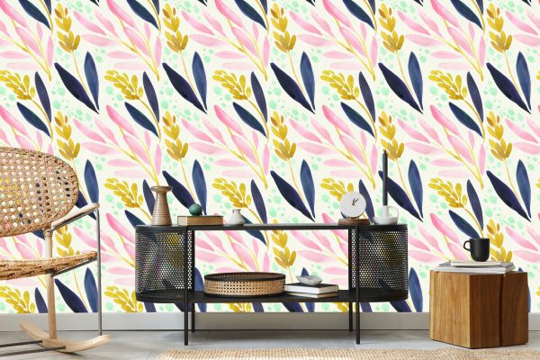 Behang Natuur In Retrostijl - Afbeelding 5