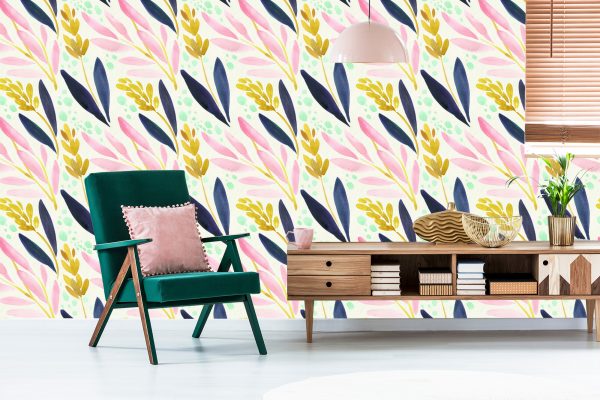 Behang Natuur In Retrostijl - Afbeelding 6