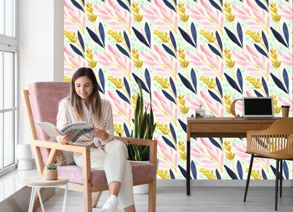 Behang Natuur In Retrostijl - Afbeelding 7