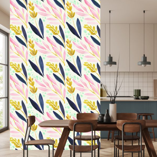 Behang Natuur In Retrostijl - Afbeelding 4