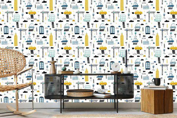 Behang Auto's In De Stad - Afbeelding 5