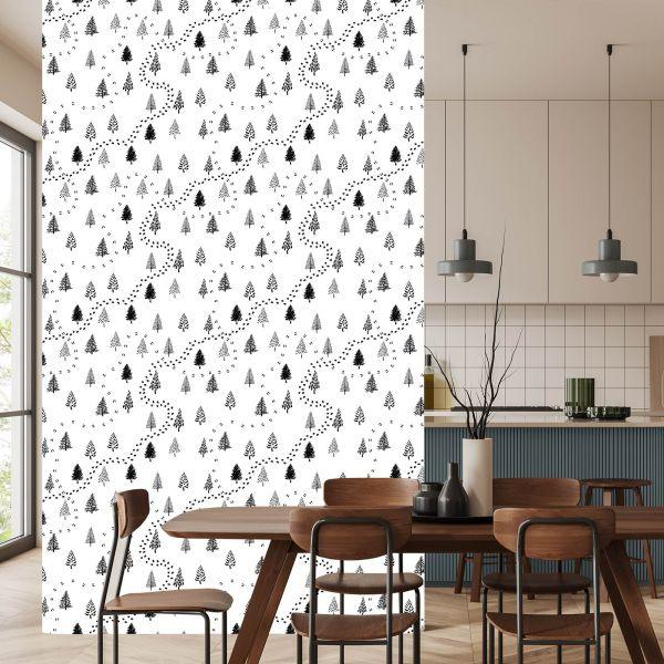 Behang Bomen Voor De Babykamer - Afbeelding 4