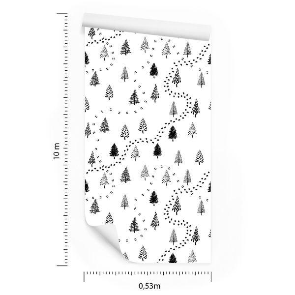 Behang Bomen Voor De Babykamer - Afbeelding 8