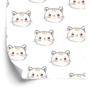 Behang Voor Kinderen - Lachende Kittens