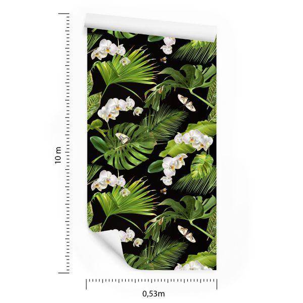 Behang Bloemen Orchideeën Natuur Voor De Slaapkamer - Afbeelding 8