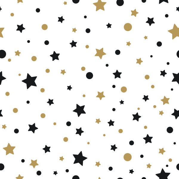 Behang Voor Kinderen - Sterren En Cirkels - Afbeelding 2