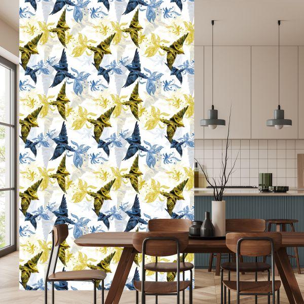 Behang Vliegende Vogels - Afbeelding 4
