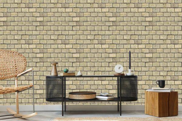 Behang 3D-Effect Van Baksteen - Afbeelding 5