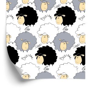 Behang Lachende Schaap