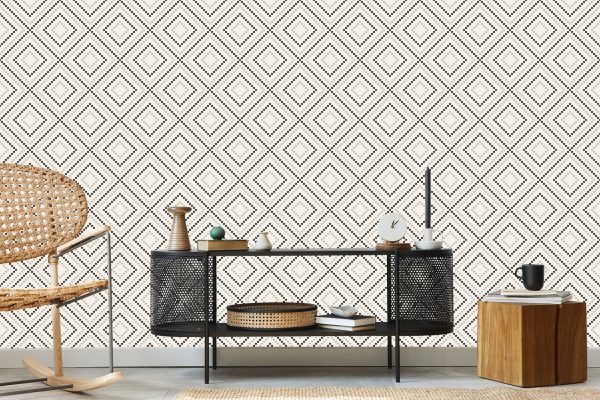 Behang Geometrisch - Stippen - Afbeelding 5