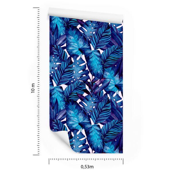 Behang Bladeren In Afwijkende Kleuren - Afbeelding 8