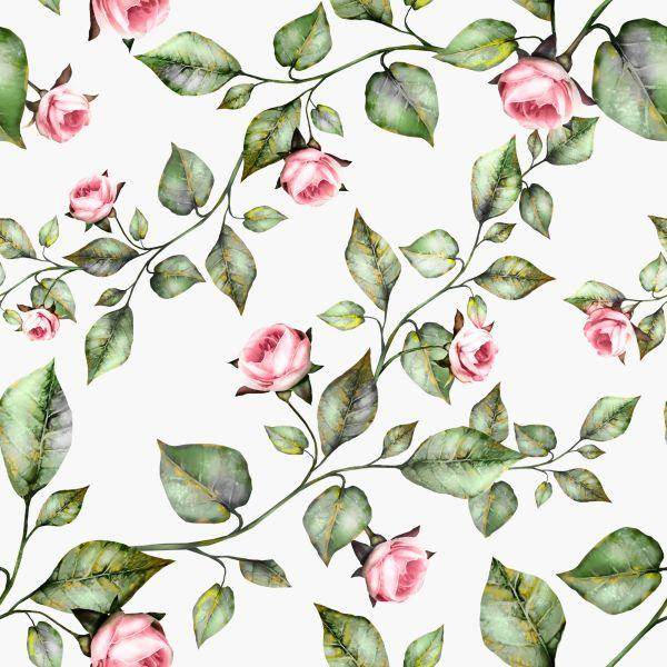 Behang Klassieke Rozen - Afbeelding 2