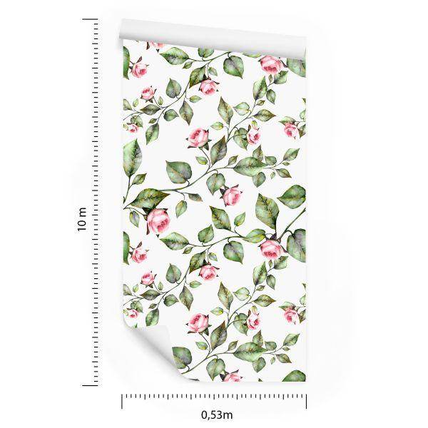 Behang Klassieke Rozen - Afbeelding 8