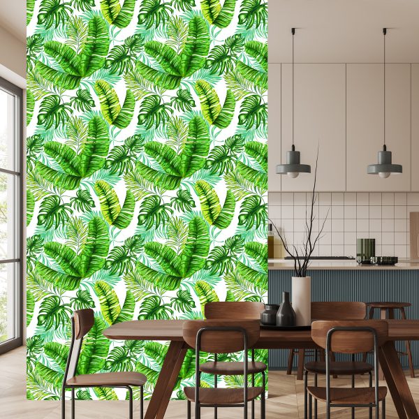 Behang Tropische Jungle Bladeren - Afbeelding 4