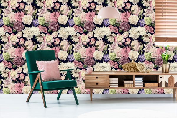 Behang Rozen, Tulpen - Afbeelding 6