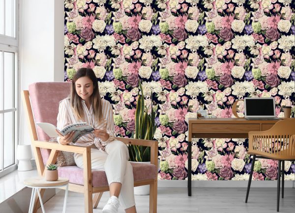 Behang Rozen, Tulpen - Afbeelding 7