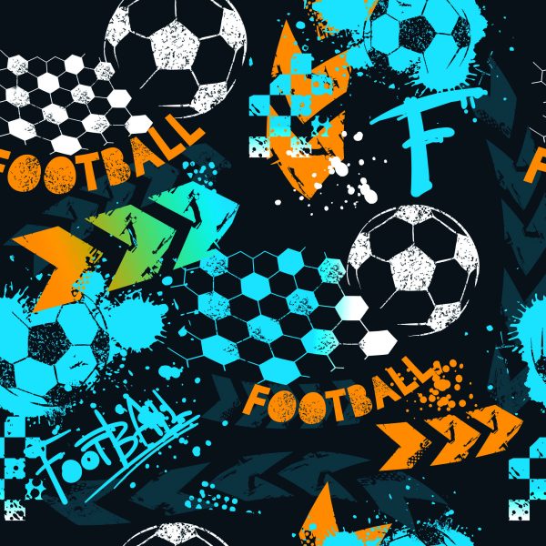 Behang Muurvoetbal Voor Jongenskamer - Afbeelding 2