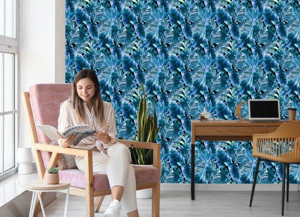 Behang Tropische Planten In Een Nieuwe Release - Afbeelding 7