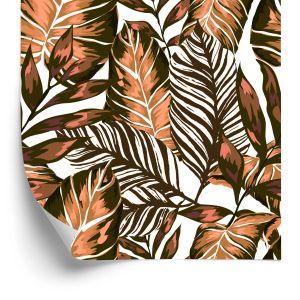 Behang Bladeren Van Passievrucht En Monstera