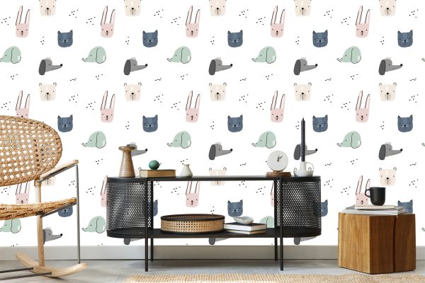 Behang Konijnen Dieren - Afbeelding 5