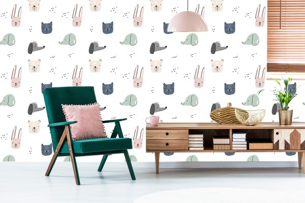 Behang Konijnen Dieren - Afbeelding 6
