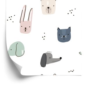 Behang Konijnen Dieren