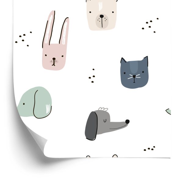 Behang Konijnen Dieren