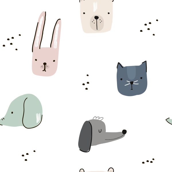 Behang Konijnen Dieren - Afbeelding 2