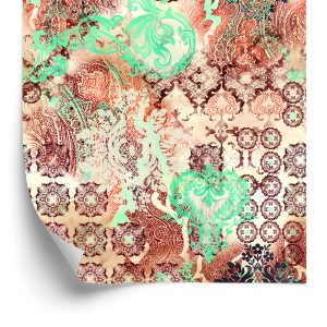 Behang Etnische Geometrische Motieven