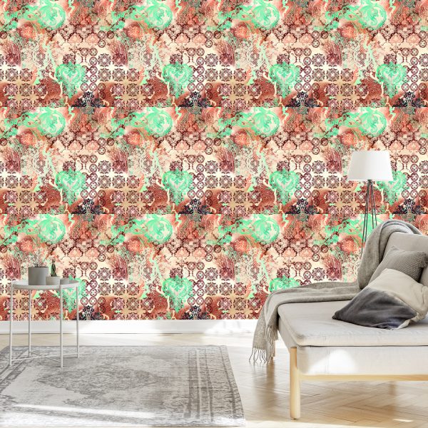 Behang Etnische Geometrische Motieven - Afbeelding 3