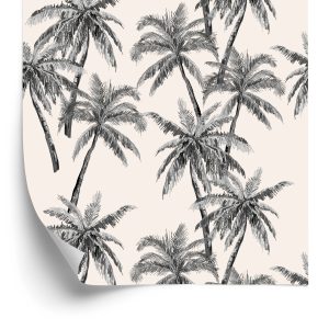 Behang Palmbomen Bosbladeren Natuur Voor Kantoor