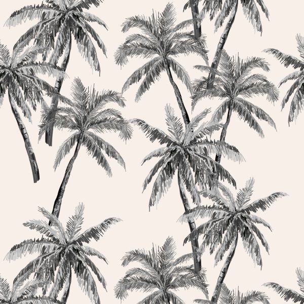 Behang Palmbomen Bosbladeren Natuur Voor Kantoor - Afbeelding 2