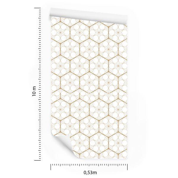 Behang Geometrisch - Zeshoeken - Afbeelding 8