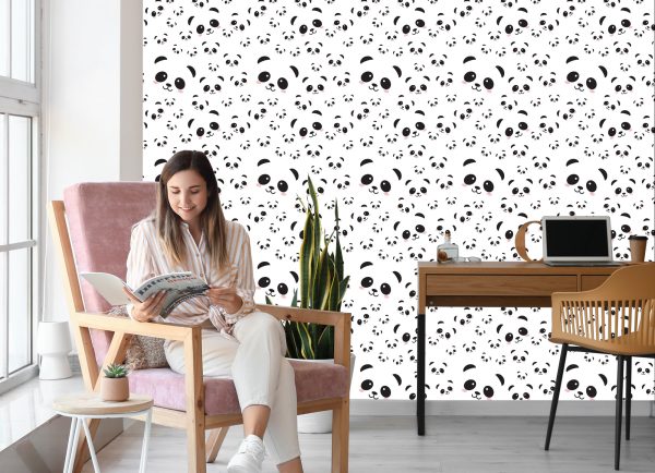 Behang Lieve Panda's - Afbeelding 7