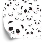 Behang Lieve Panda's